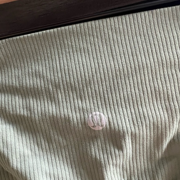 Lululemon Ribbed Align Leggings 25” - Grey Eucalytpus - Picture 3 of 4